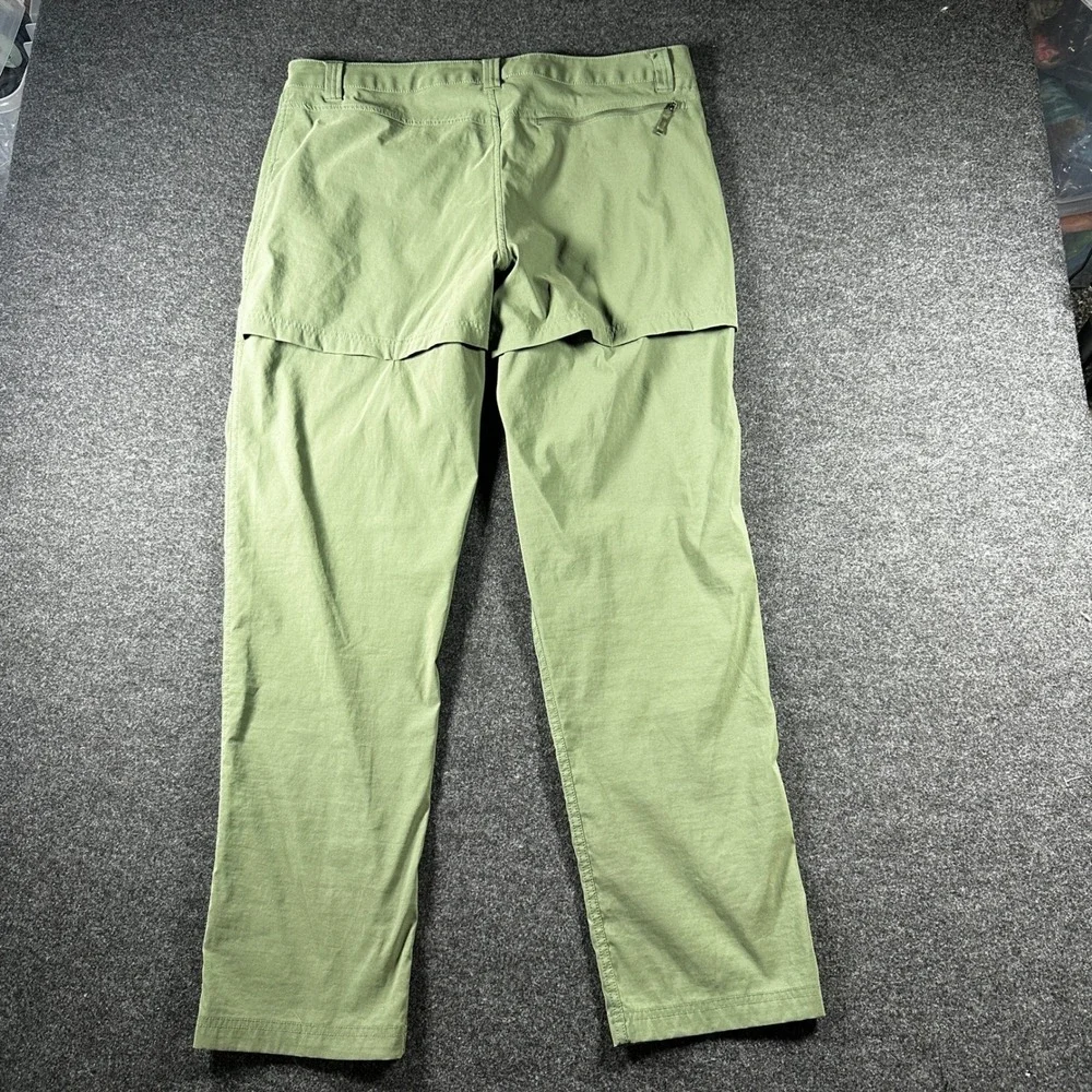 The North Face Mens Paramount Convertible Hiking Pants Green‎ Size 38 Regular
